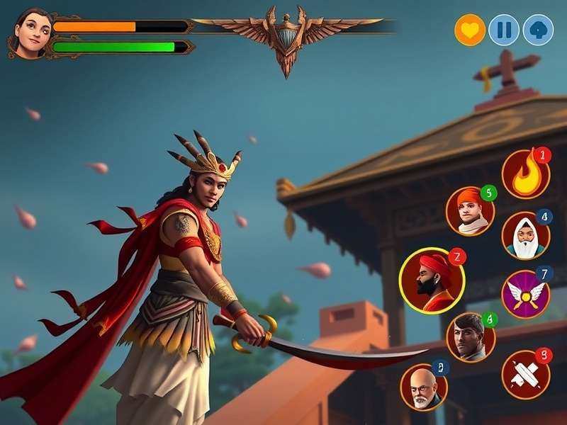 Victory Quest combat system illustration